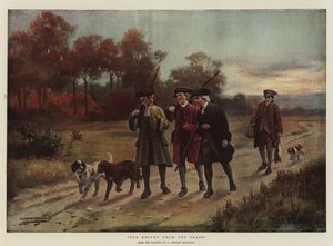 The Return from the Chase by George Goodwin Kilburne